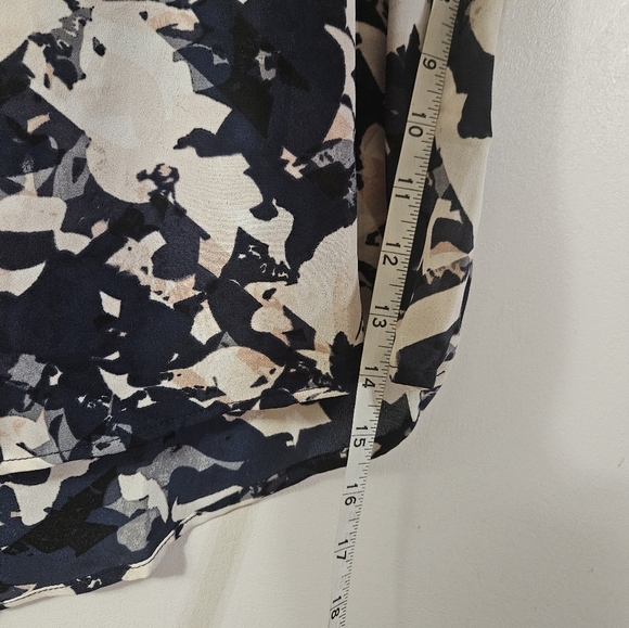 NWT! Cynthia rowley abstract short sleeve blouse size 1X! - Picture 5 of 5